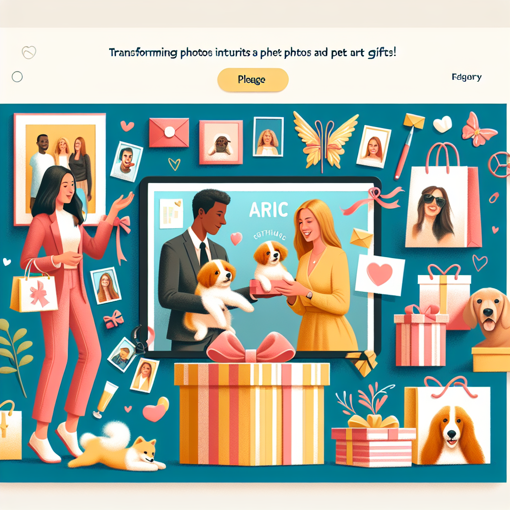 Transform Photos into AI Pet Art Gifts